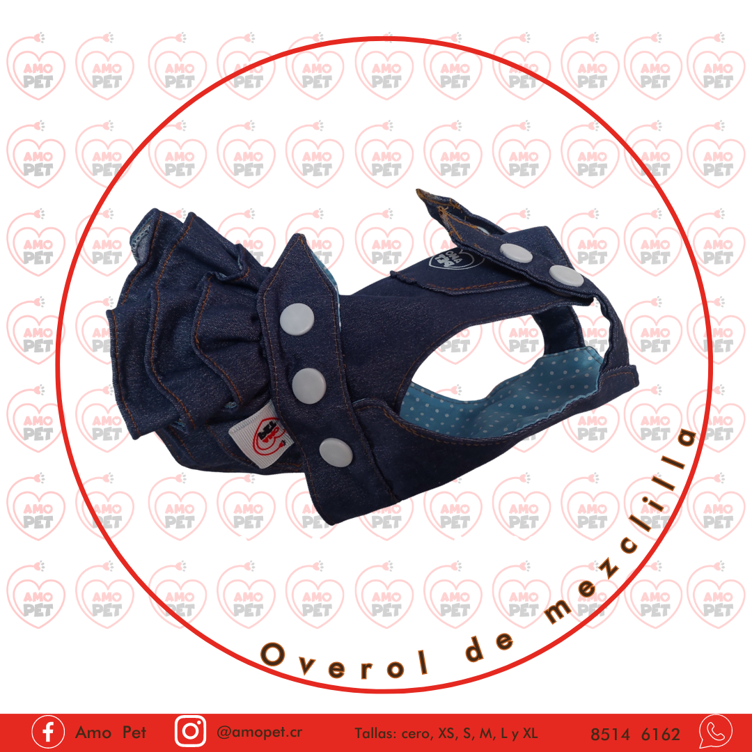Overol de mezclilla para perritas - Image 4